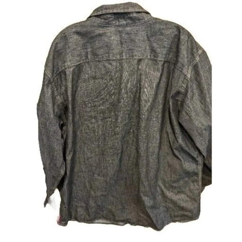 Wrangler Men's 100% Cotton‎ Long Sleeve Heavy Button Down 2XL Jean Shacket